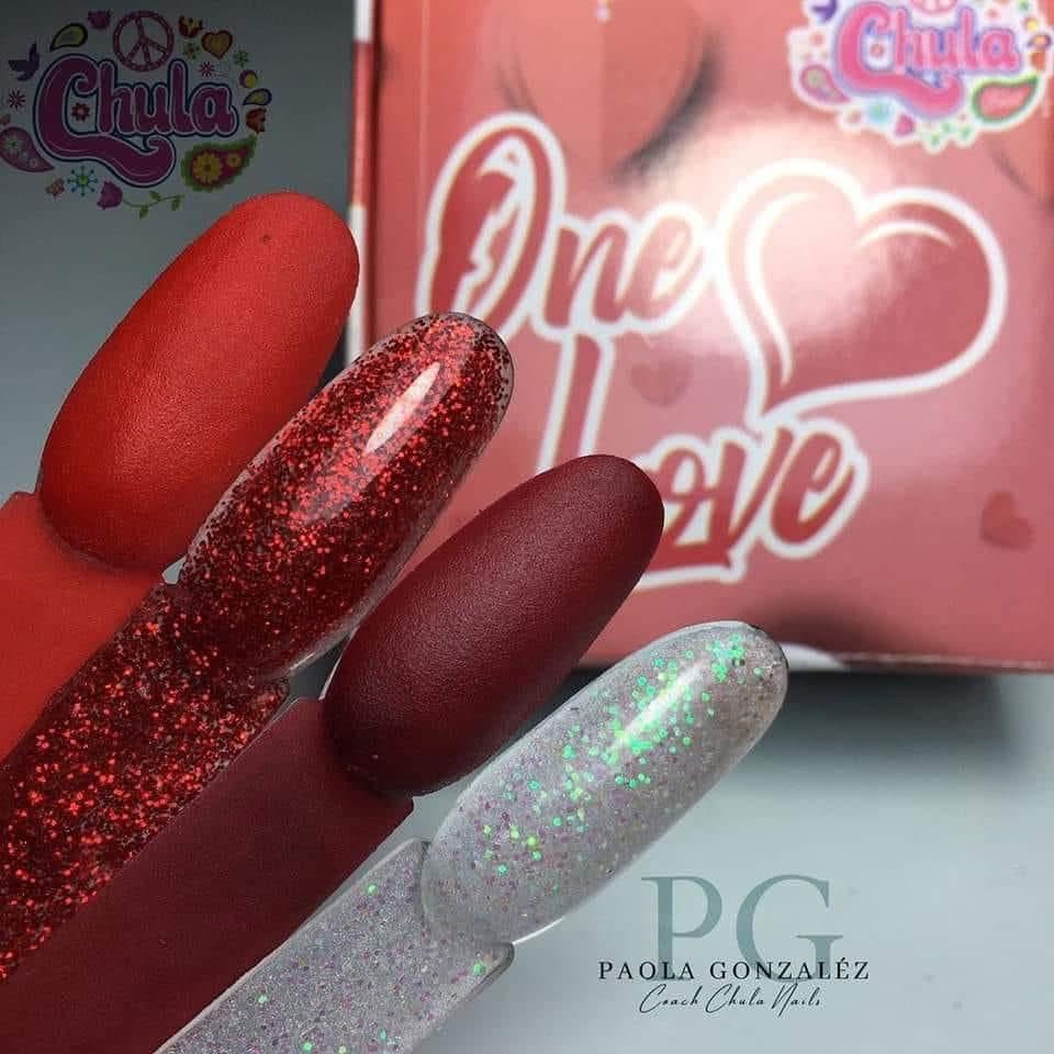 COLECCIÓN ACRÍLICOS ONE LOVE CHULA