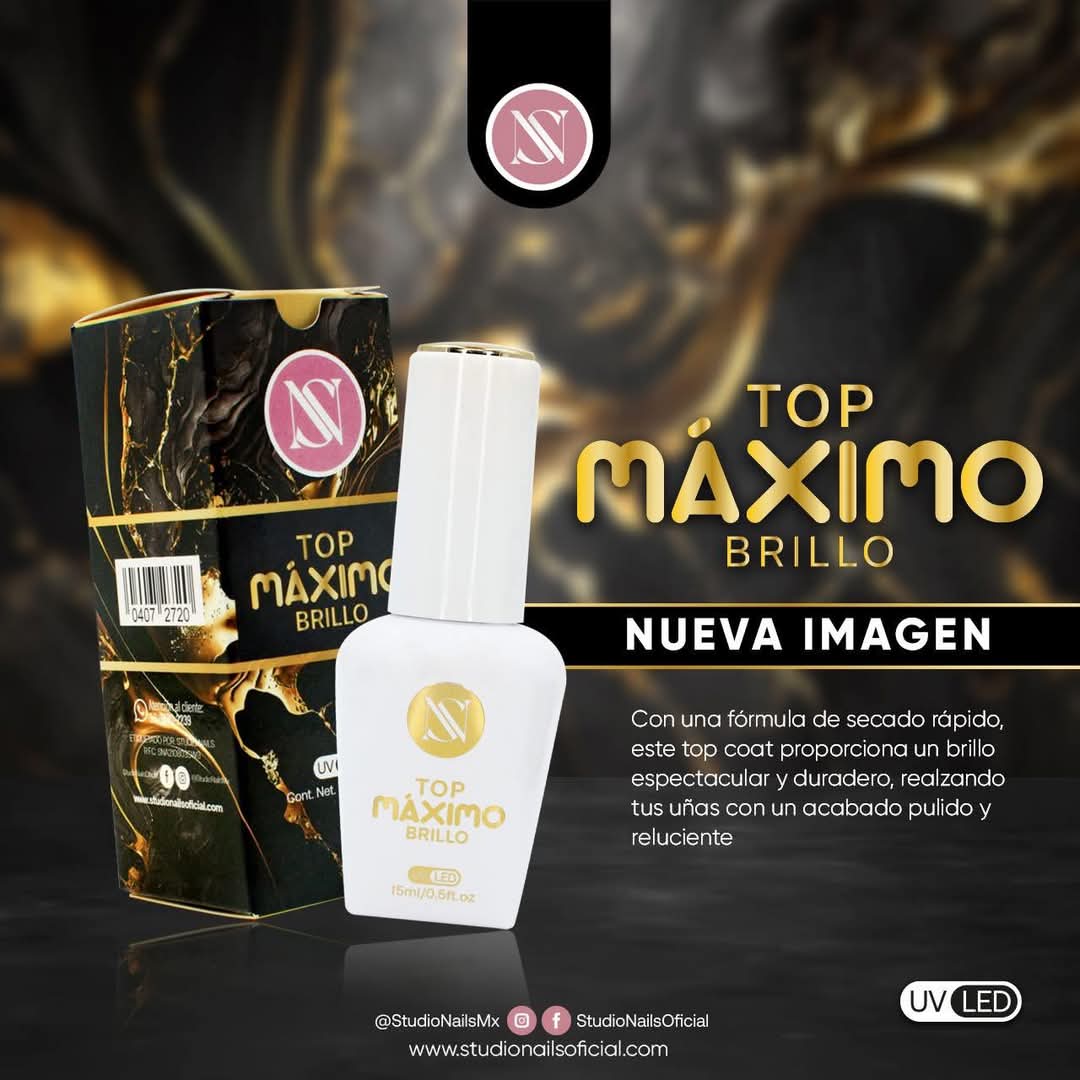 Top maximo brillo studio Nails