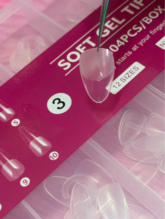 TIPS #3 SOFT GEL ALMOND S 240PCS