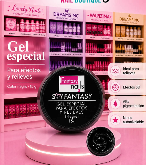GEL ESPECIAL PARA EFECTOS Y RELIEVES NEGROS FANTASY